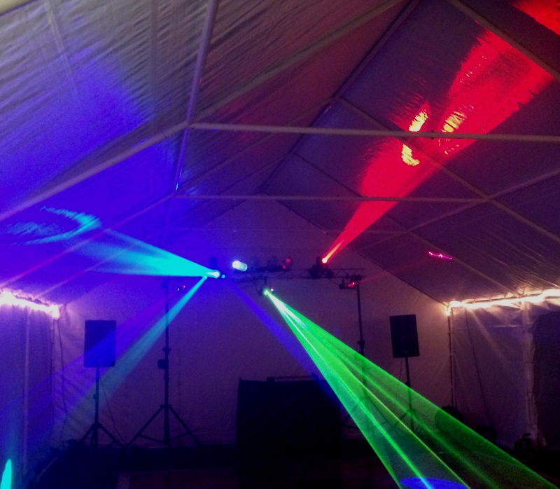 PA system and small stage