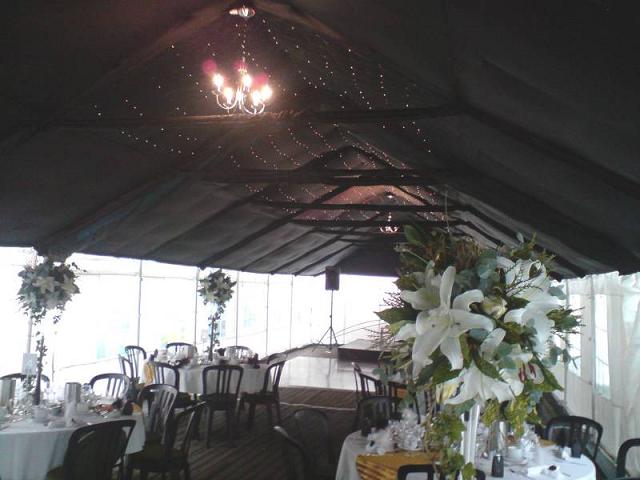 Chandelier and Starlight lining