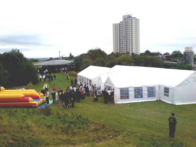 Freshers fayre with Fairground Rides