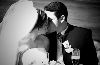 Champagne and a kiss