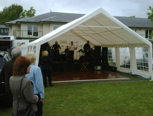 band on stage